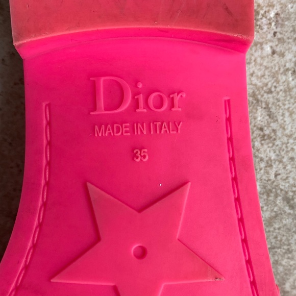 Dior Bright Pink Slide Sandals - Picture 12 of 16